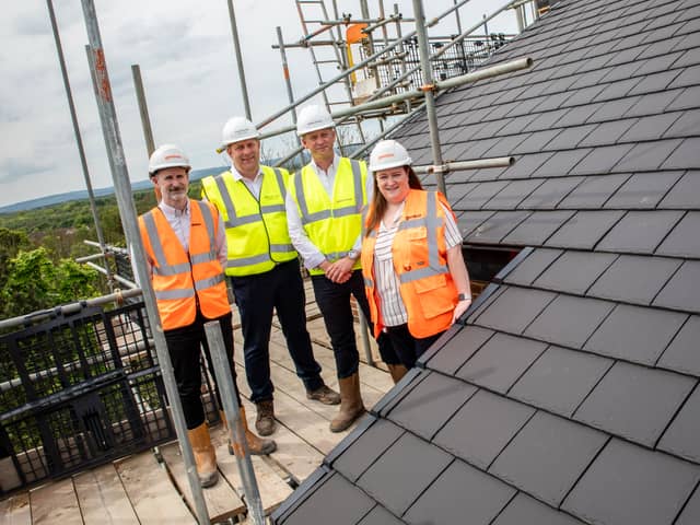 Thomas Rigby, Delivery and Development Manager at Gentoo, Sean Nugent, Contracts Manager and Mark Rutledge, Operations Director at Vistry and Louise Buckton, Construction Director at Gentoo
