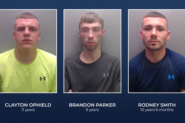 The three have been jailed for a total of more than 30 years