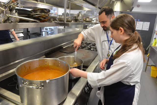 Guests were able to enjoy an array of international cuisine.