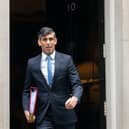 Rishi Sunak leaves Number Ten to go to the House of Commons for Prime Minister's Questions.  Picture: Stefan Rousseau/PA Wire