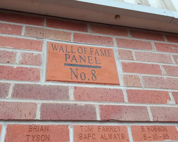 Still uncertainty over the SAFC Wall of Fame.