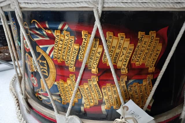 DLI regimental drum. Submitted.