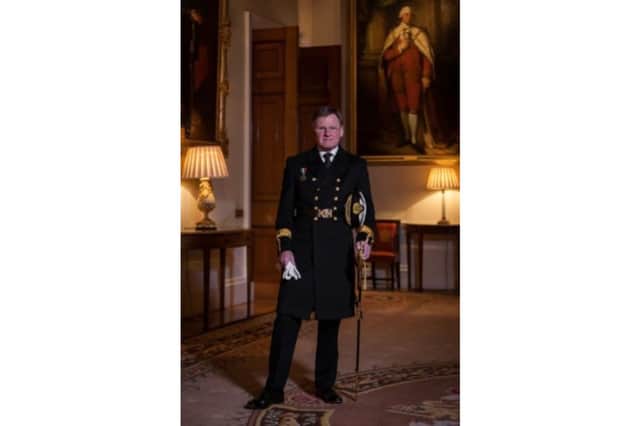 Ian Macnaught in his formal regalia