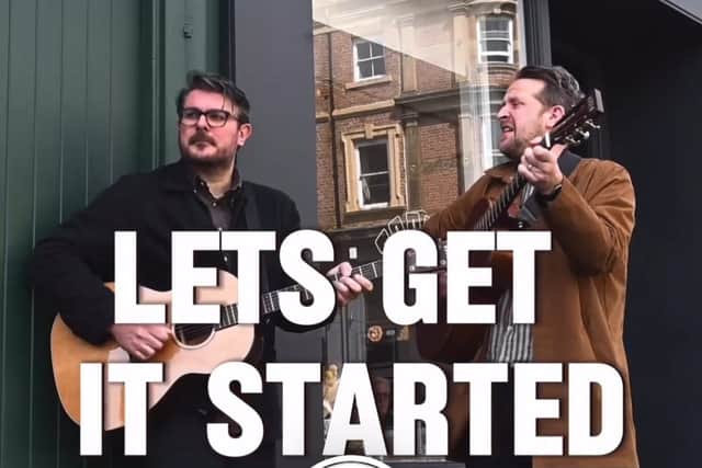 Futureheads members Ross Millard and Barry Hyde have started the bid with a banging new video.