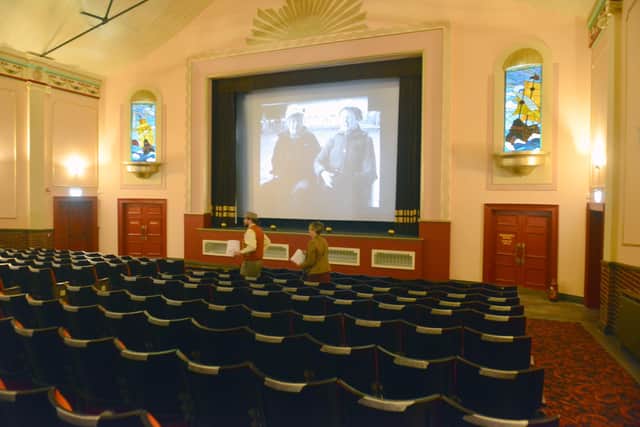 Inside the recreated Grand at Beamish
