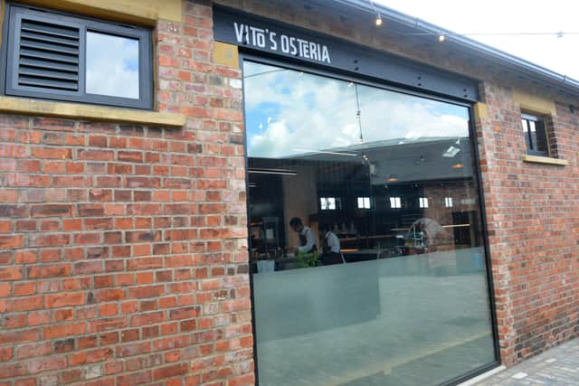 Vito’s Osteria and the neighbouring businesses open from August 2