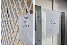 A shameful and sorry situation at Sunderland's new look railway station.