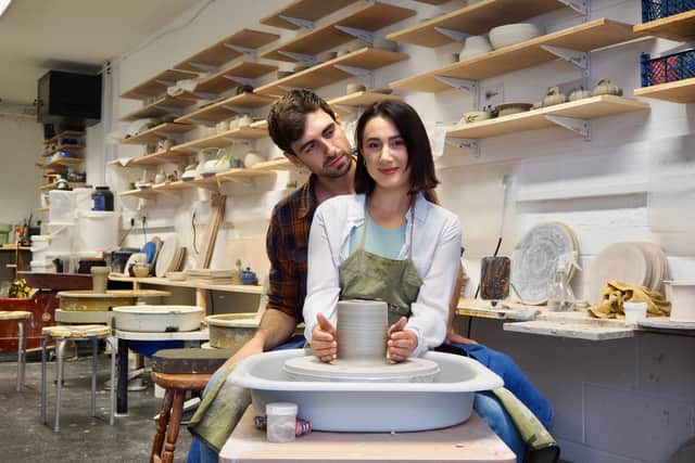 Rebekah learnt pottery as part of her role as Molly.