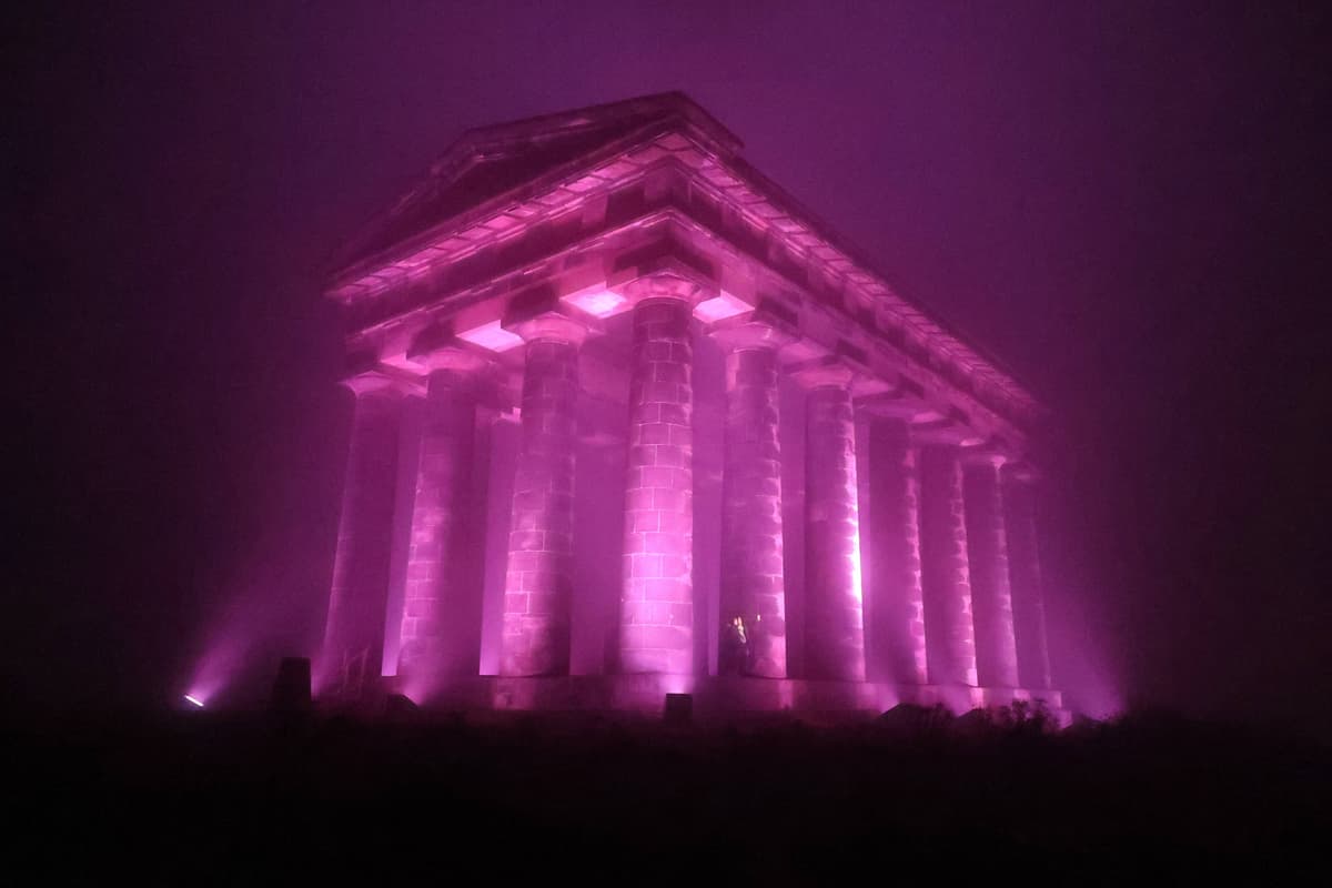 Pink Landmarks Sunderland landmarks pretty in pink to mark organ donation awareness ...