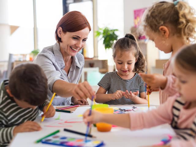 The 300 new nurseries in primary schools are just phase one of the government's plan (Photo: Adobe Stock)