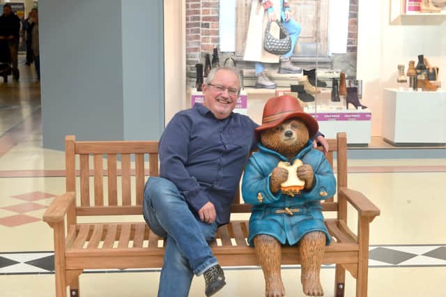 Echo reporter Kevin Clark was one of the first to welcome Paddington to Sunderland