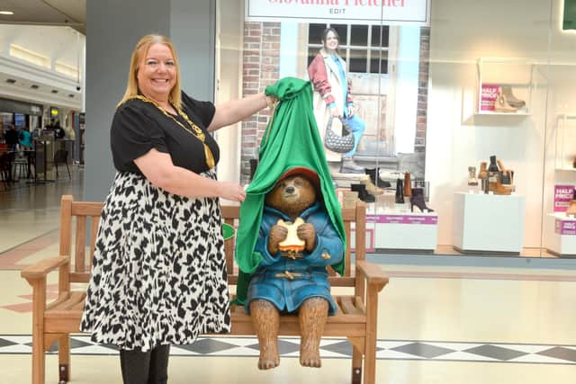 Mayor Cllr Allison Chisnall unveils Paddington