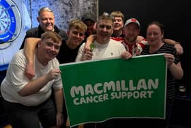 Regulars at the Jolly Potter pub have been playing in a darts marathon to raise money for Macmillan Cancer Support.