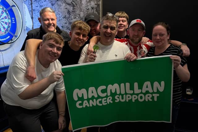 Regulars at the Jolly Potter pub have been playing in a darts marathon to raise money for Macmillan Cancer Support.