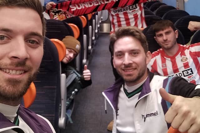 On the train from Edinburgh to the North East.