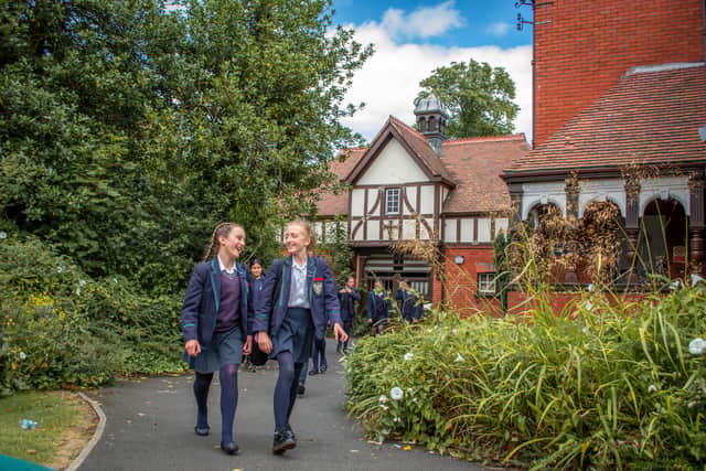 Year 7 pupils at St Anthony’s Catholic Girls School.