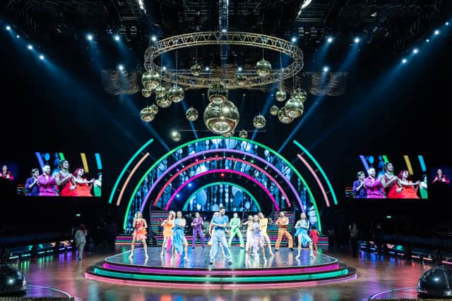 Keep dancing! One of the live show group numbers. Picture: Dave Hogan.