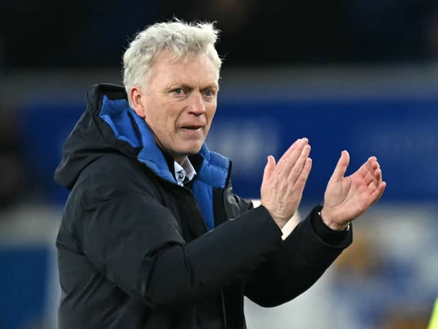 Everton boss David Moyes. (Photo by PAUL ELLIS/AFP via Getty Images) 