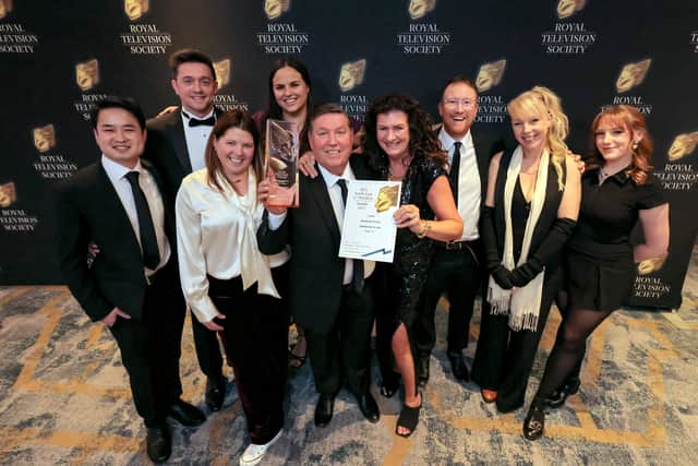 L to R Jamie Bulman, David Soutar, Mel Rainbow, Katherine Allen, Peter Farrer, Michelle Barraclough, Tom Leeburn. Suzi Robinson and Ellie Naseby from Sunderland ‘Til I Die