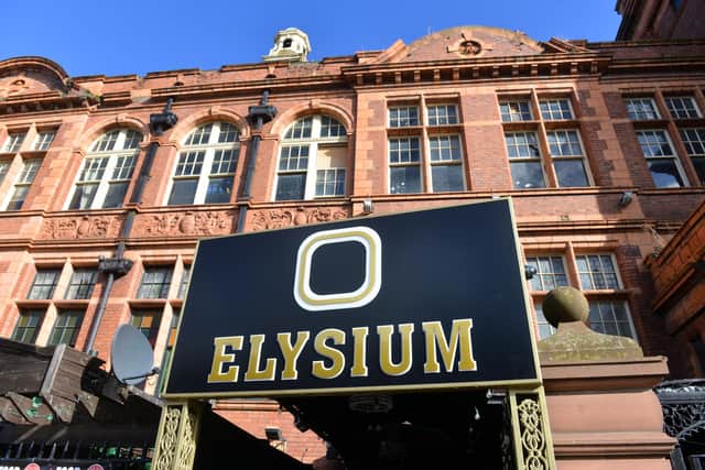 The event takes place at Elysium in Green Terrace