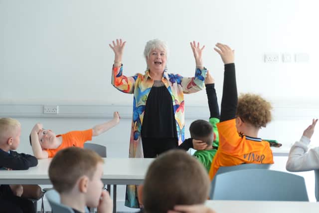 Author Anne Twine also visited the Beacon of Light for World Book Day.