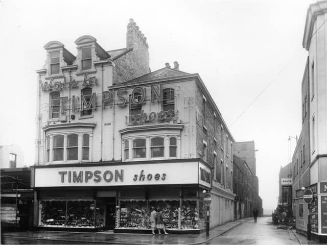 A view of the old Timpson Shoes shop