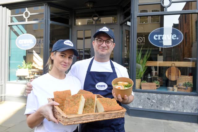 Elisa Ricci and Ben Harman, owners of Crave