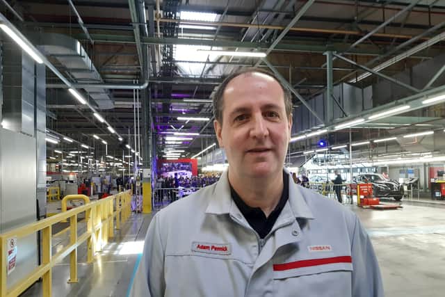 Adam Pennick, Vice President of Manufacturing at Nissan’s Sunderland plant
