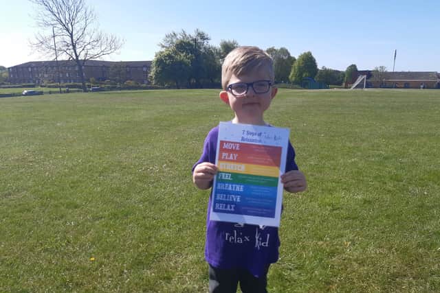Theo, 5, is going to be running the Junior Great North Run to help other children who suffer from anxiety.