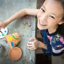 Children can take part in a range of craft workshops at the adventure playground.