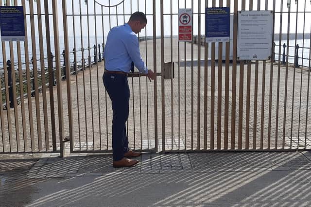 Fantastic - Watch as Roker Pier reopens to the public after being ...