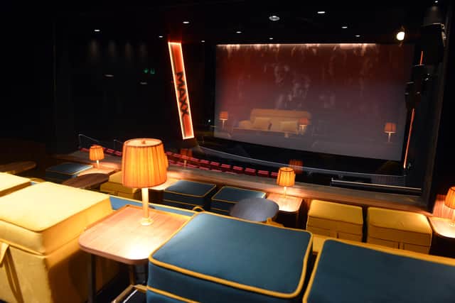 Two of The Avenue rooms overlook the Maxx screen