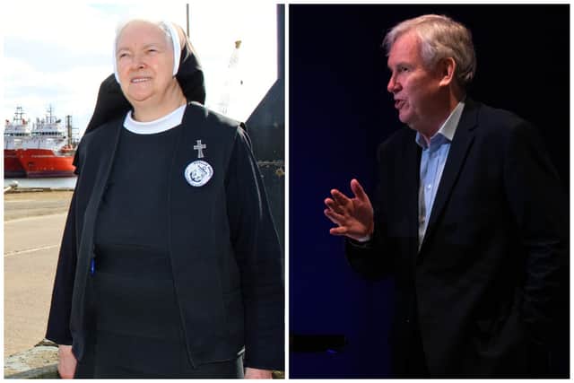 Sister Mary Scholastica and Paul Callaghan CBE DL FRSA
