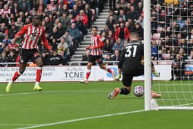 Nordi Mukiele puts Sunderland ahead at the Stadium of Light