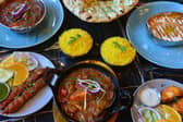 Some of the dishes from the Babaji menu