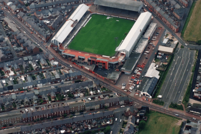 Roker Park from the air.