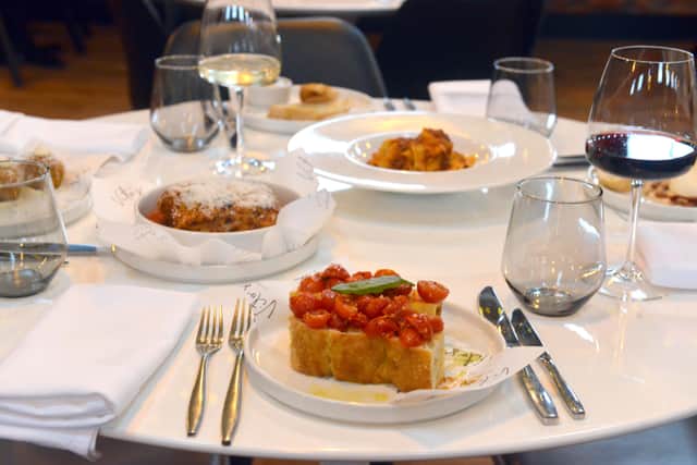 Some of the classic Italian dishes at Vito's