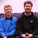 Actors Dan Howe and Joe Cooke (Community Performers) and Diane Phipps who will be playing Badger.