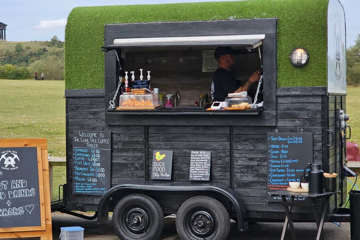I'm over the moon my coffee trailer is staying at a Sunderland park thanks ...