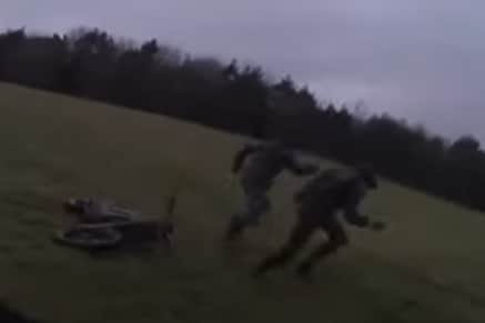 Teens arrested on suspicion of burglary after police bike chase