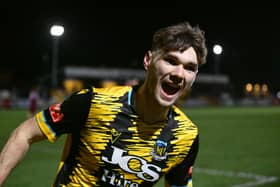 Sunderland youngster Jake Waters scored twice on his debut for loan club Hebburn Town in their 3-0 home win against Stocksbridge Park Steels.