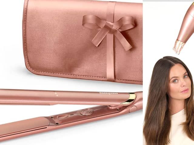 BaByliss Rose Gold Hair Straighteners and Hair Dryer
