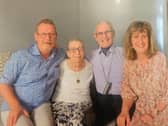 Bert Culling with his wife Ethel, his son Michael and his daughter Patricia.