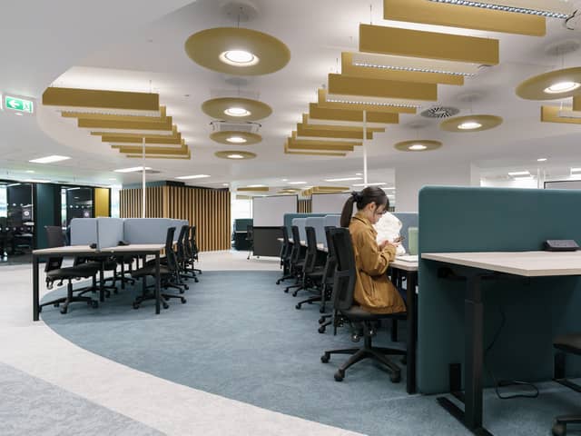 The newly refurbished £2.4m library.