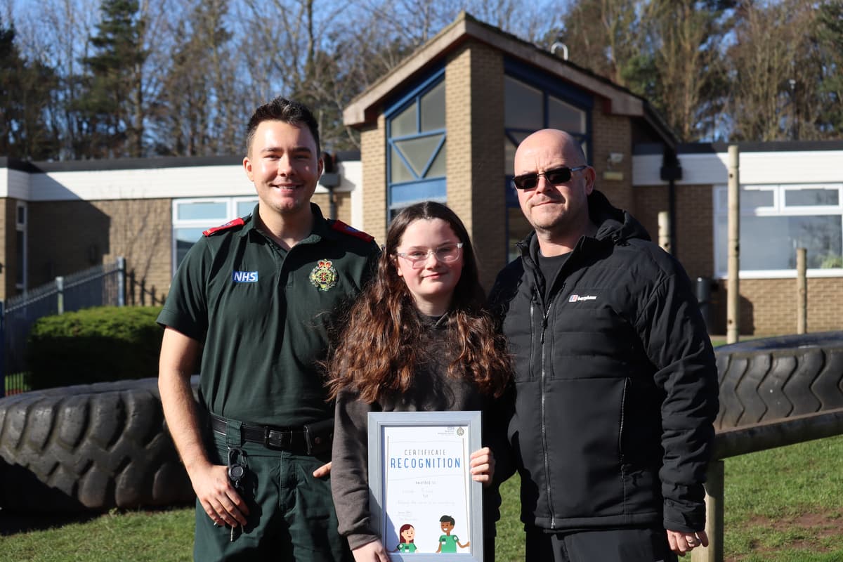 Here's how 11-year-old Washington schoolgirl helped to save her dad's life