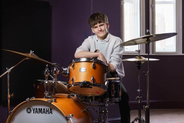 Student Felix Walls who will be performing at the Radio 1' Big Weekend with his band Swindled