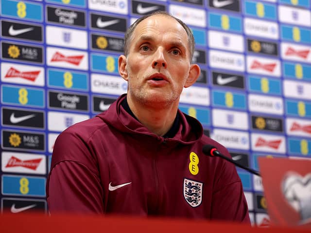Thomas Tuchel, head coach of England.