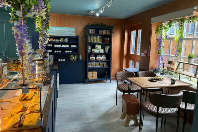 The new deli is part of the existing Seaham Waves Studio shop