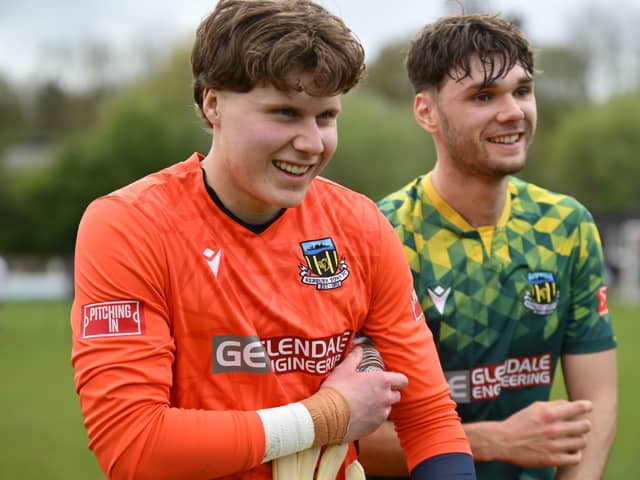 Sunderland youngsters Isaac Allan and Jake Waters are currently on loan at Northern Premier League club Hebburn Town (photo Tyler Lopes)
