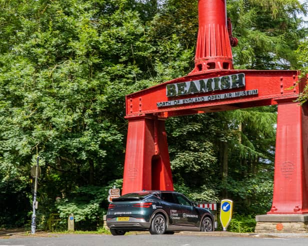 The entrance to Beamish Museum